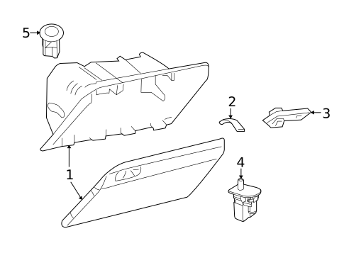 Glove Box for 2021 Dodge Charger #0