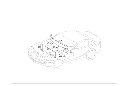 Engine Compartment Damping for 2005 Mercedes-Benz SLR McLaren #0
