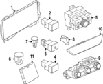 248107LG1A - : Cluster Assembly for Nissan: Kicks Image