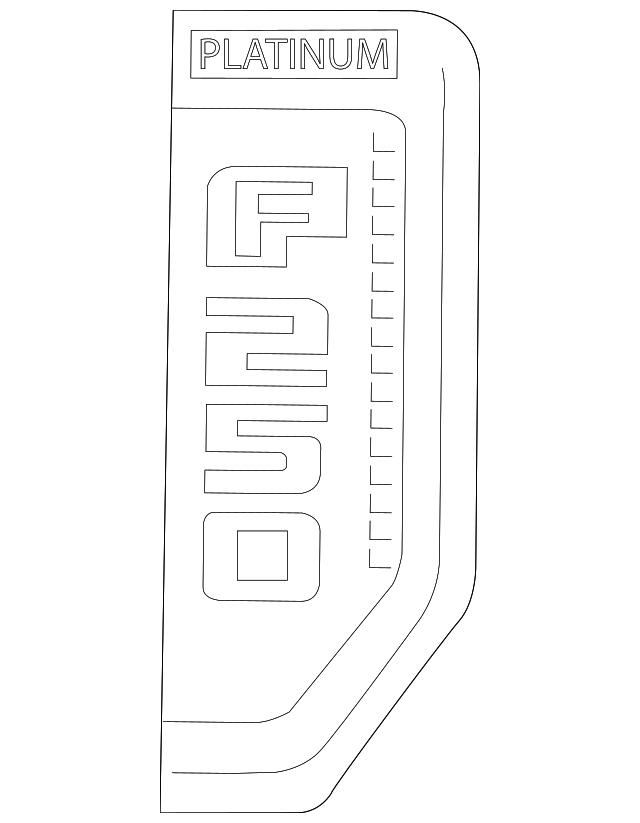 Fender Emblem HC3Z-16720-EB | OEM Parts Online