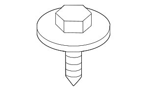 7149481168 - Body: Under Cover Bolt for BMW: 228 xDrive Gran Coupe, 230i, 230i xDrive, 330e, 330e xDrive, 330i, 330i xDrive, 430i, 430i Gran Coupe, 430i xDrive, 430i xDrive Gran Coupe, 530i, 530i xDrive, 540i xDrive, 550e xDrive, 640i, 640i Gran Coupe, 640i xDrive, 640i xDrive Gran Coupe, 650i, 650i Gran Coupe, 650i xDrive, 650i xDrive Gran Coupe, 740i, 740i xDrive, 745e xDrive, 750e xDrive, 750i xDrive, 760i xDrive, i4, i5, i7, iX, M2, M240i, M240i xDrive, M3, M340i, M340i xDrive, M4, M440i, M440i Gran Coupe, M440i xDrive, M440i xDrive Gran Coupe, M5, M6, M6 Gran Coupe, M760i xDrive, X2, X3, X5, X6, X7, XM Image