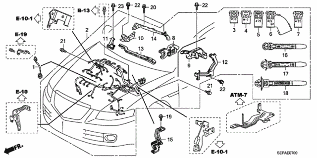 Engine Wire Harness for 2008 Acura TL #0