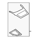51169147961 - Body: Ashtray Housing for BMW: 1 Series M, 128i, 135i, 135is Image