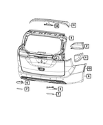 68228952AE - Electrical: Tail Lamp, Right, Liftgate for Mopar Image