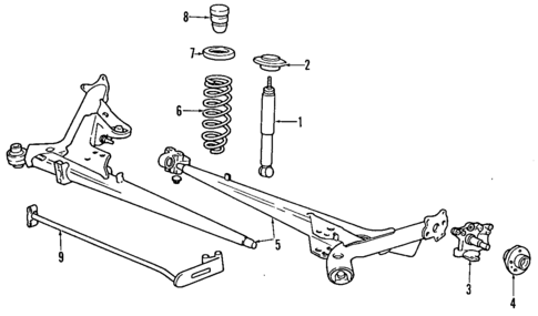 Rear Suspension for 1995 Volvo 850 #1