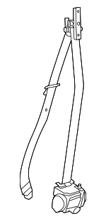 72117211629 - : Seat Belt Assembly for BMW: 650i, M6 Image