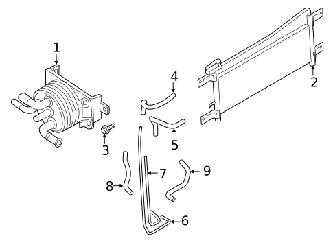 Trans Oil Cooler for 2023 Nissan Armada #0