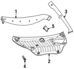 YS8Z6346404CAA - Body: Trim Panel for Mercury: Cougar Image