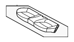891001R100N2T - Body: Cushion Assembly for Hyundai: Accent Image