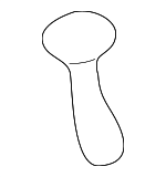 90676SR4003 - Body: Molding Retainer for Acura: CL, Integra Image