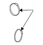 7129952137 - Engine: Boot Clamp for BMW: 230i, 230i xDrive, 320i, 320i xDrive, 330e, 330i, 330i GT xDrive, 330i xDrive, 335d, 340i GT xDrive, 430i, 430i Gran Coupe, 430i xDrive, 430i xDrive Gran Coupe, 440i, 440i Gran Coupe, 440i xDrive, 440i xDrive Gran Coupe, 525i, 528i, 530i, 540i, 550i, 650i, 750i, 750Li, 840Ci, M240i, M240i xDrive, X5 Image