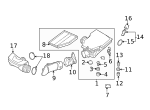 7147072901 - Engine: Air Cleaner Assembly Bolt for BMW Image