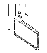 45199FC350 - : RADIATOR ASSY [ MANUAL TRANS CAR ] for Subaru Image