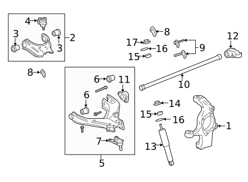 Suspension Components for 2006 Isuzu i-350 #0
