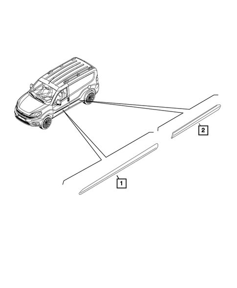 Moldings and Ornamentation for 2021 Ram ProMaster City #0