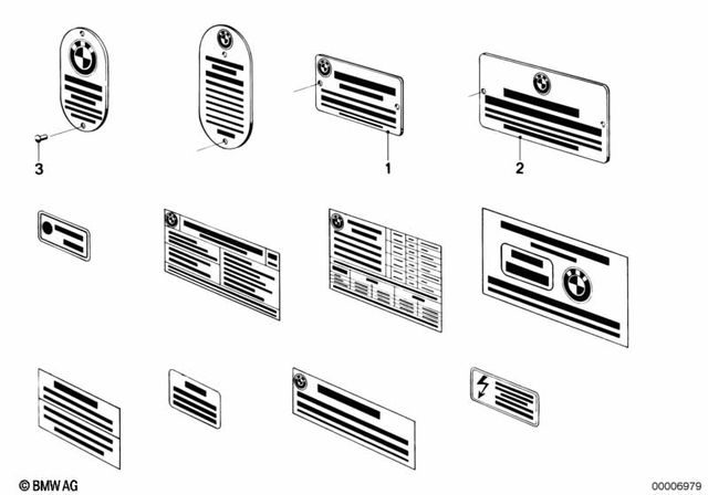 51142301598 - Body Equipment: Rivet - 3.2 for BMW-Motorrad Image