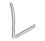 8N0837702B - Body: Door Weather-strip for Audi: TT, TT Quattro Image