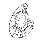 58243L1000 - Brakes: Backing Plate for Hyundai Image