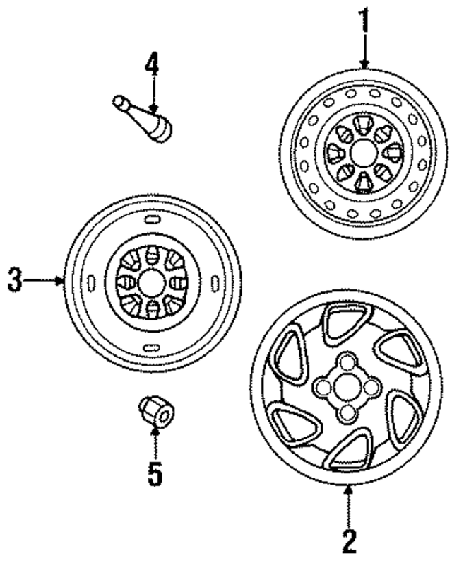4030061A77 - : Wheel, Spare for Nissan Image