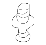 30820141 - Body: Under Cover Clip for Volvo Image