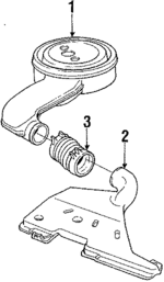 25098251 - Engine: Air Cleaner for Buick: Skyhawk | Oldsmobile: Firenza | Pontiac: LeMans, Sunbird Image