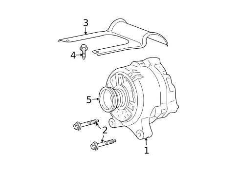 Alternator for 2003 Mercury Marauder #0