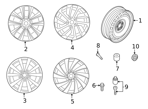 Wheels & Trim for 2002 Volkswagen Passat #8