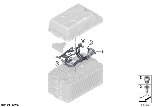 12375A87648 - : Wiring Harness - Bms for BMW-Motorrad Image