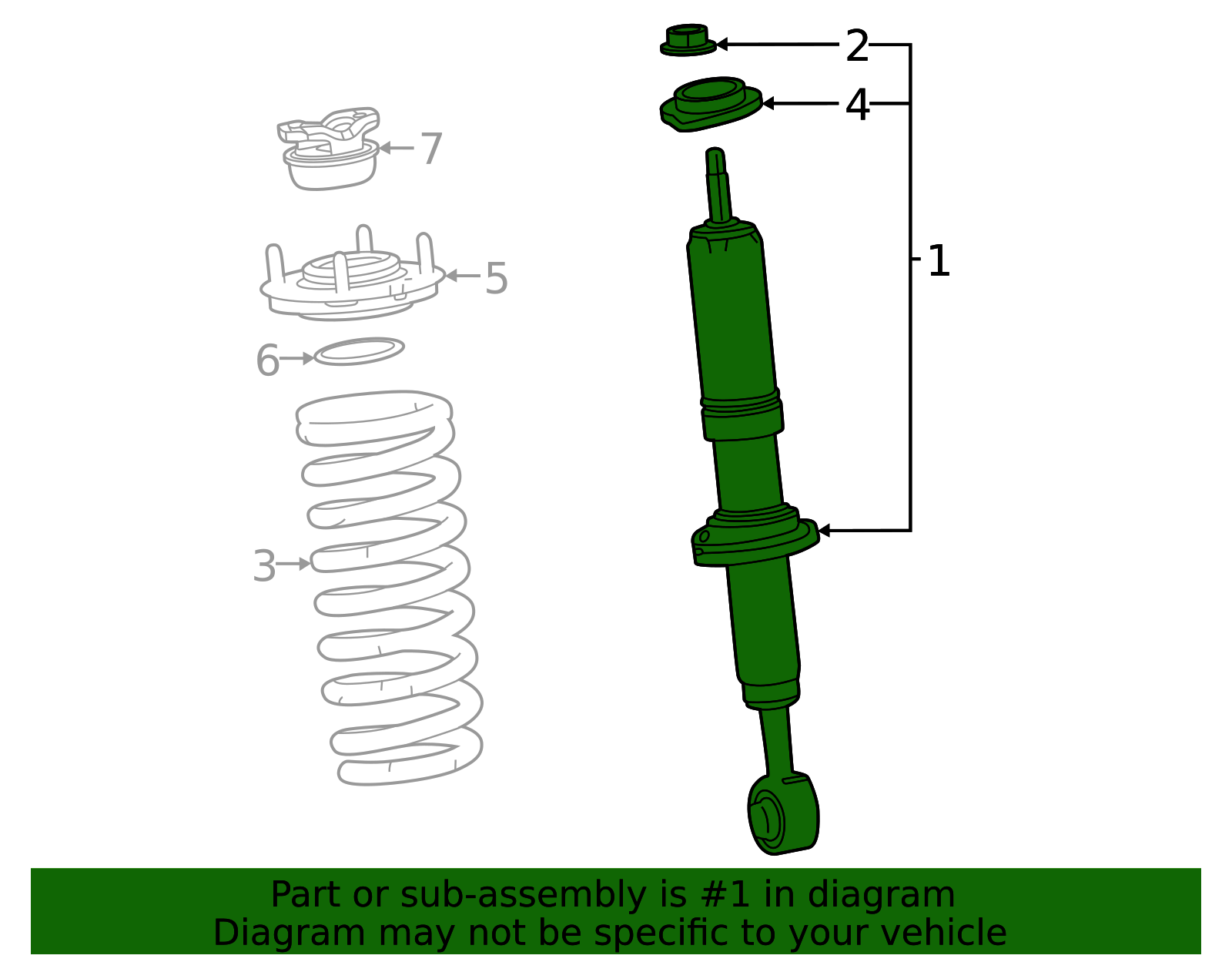 48510-80B88 - Suspension Shock Absorber 2022-2026 Lexus | Longo