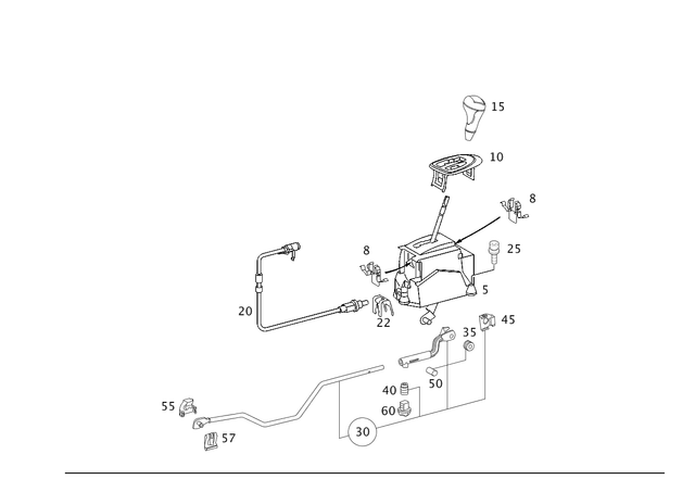 9945148 - MB Automatic Transmission: Clamp for Mercedes-Benz Image image