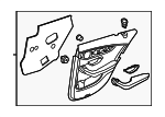 20573053018S09 - Body: Door Trim Panel for Mercedes-Benz Image