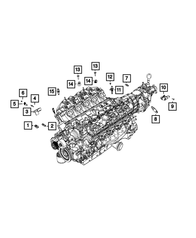 5037678AC - Electrical: Crank Position Sensor Shield for Mopar Image image