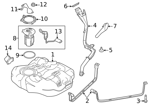 Hardware, Fasteners & Fittings for 2012 Ford Focus #0