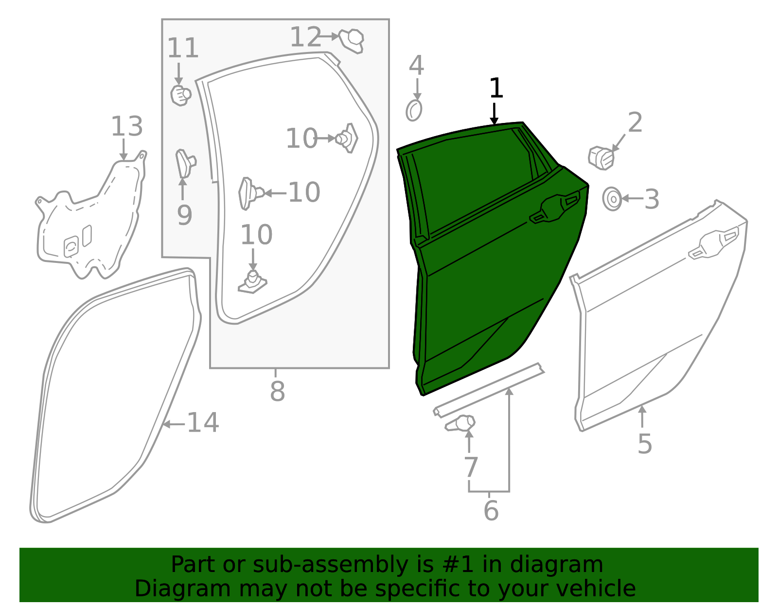 2022-2024 Honda Civic Door Shell 67550-T20-A00ZZ | Honda Factory Parts
