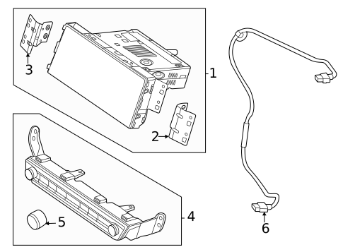 NAVIGATION SYSTEM COMPONENTS for 2022 Kia Niro #1