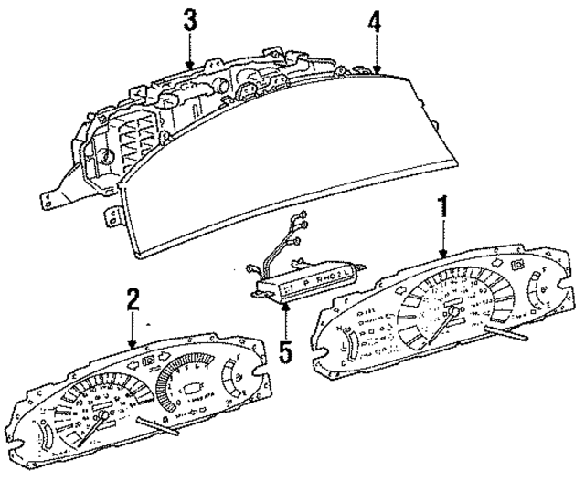 8311028420 - : Speedometer Head for Toyota Image