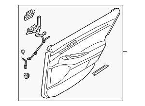 83308D2510NNB - : Door Interior Trim Panel for Hyundai Image