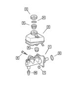 5098383AA - Service Brakes: Nut Cap for Mopar Image