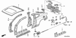 4641S6M405ZZ - Body/Air Conditioning: PANEL, L. SIDE SILL for Acura Image