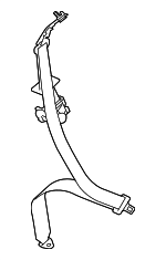 7000C777 - Electrical: Seat Belt Assembly for Mitsubishi: Endeavor Image