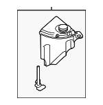 17137647283 - Cooling System: Reservoir Tank for BMW Image