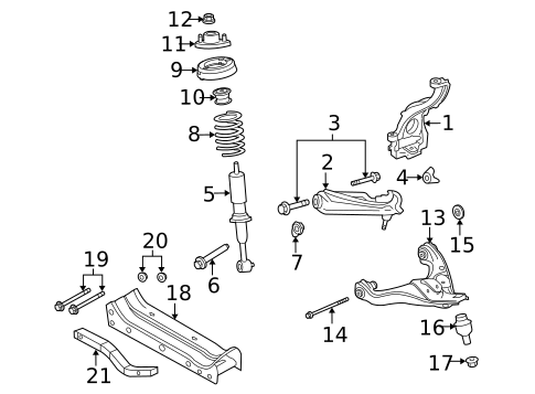 Suspension Components for 2005 Mercury Mountaineer #0