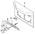 8943597304 - Electrical: Cover for Isuzu Image