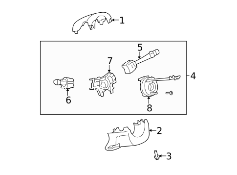 Switches, Solenoids & Actuators for 2009 Saturn Aura #0