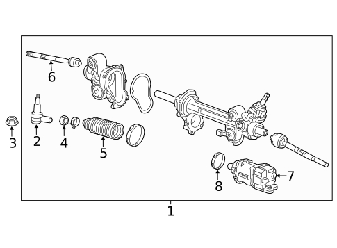Steering Gear & Linkage for 2019 GMC Canyon #0