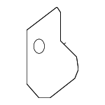 32007565 - Unclassified: Bumper Cover Side Bracket for Saab: 9-2X Image