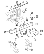 55155756AA - Frames and Bumpers: Bumper Extension, Right for Mopar Image
