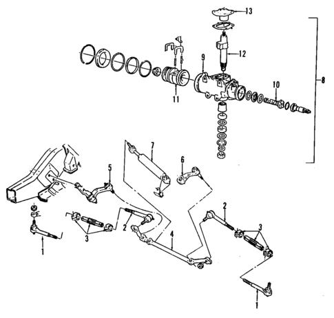 P/S Pump & Hoses for 1991 Chevrolet K2500 Pickup #0