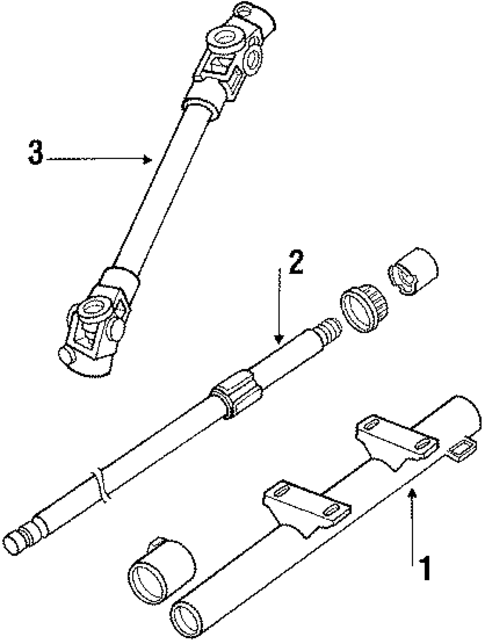 Steering Column Assembly for 1985 Volkswagen Scirocco #0