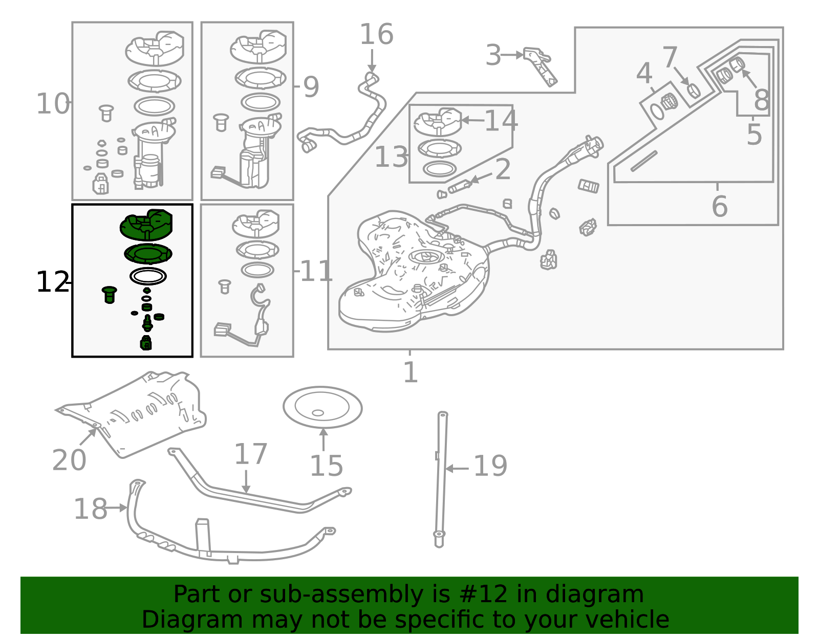 Injectable A02 2022-2026 Acura MDX Fuel Injection Pressure Regulator 17052-TYA-A02 ...
